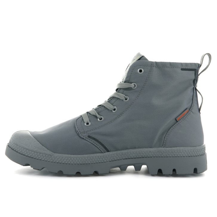 Palladium Pampa Lite+ Recycle WP+ Men's Boots Grey | UK J257-IXA